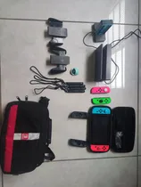 Comprar Nintendo Nintendo Switch Completo Com Conta Com Mais De 7 Jogos  2 Pares De Controles, Base De Carregamento, Cases E Mais