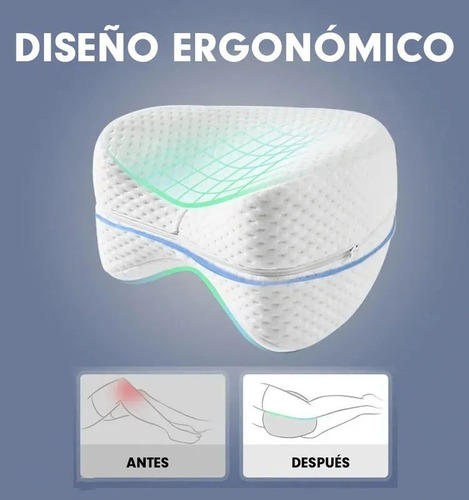 Almohada Cojín De Algodón Para Entrepierna Memoria Espuma