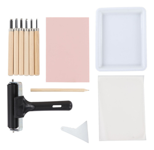 Kit De Herramientas Para Hacer Sellos De Goma, Varios Cuchil