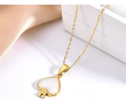 Peach Heart Oil Drop Pendant Clavicle Necklace Stainless