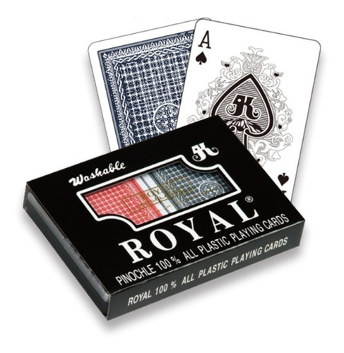 Cartas Poker Juego Royal Plastificado 