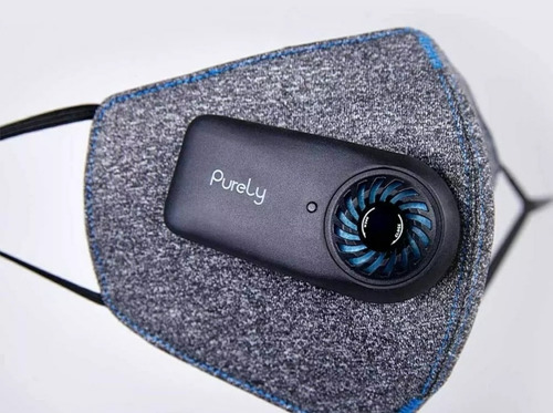 Imagen 2 de 4 de Mascarilla Xiaomy Purely Con Ventilador Recargable