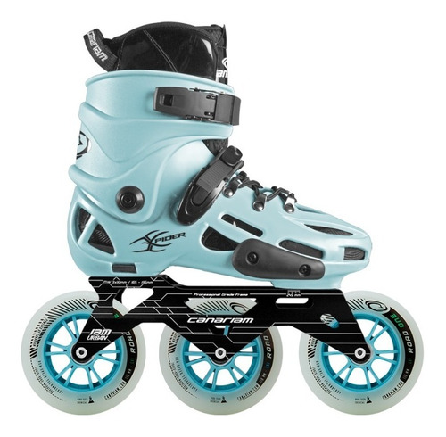 Patines Canariam Xpider Azul  Chasis Rex 3x110mm
