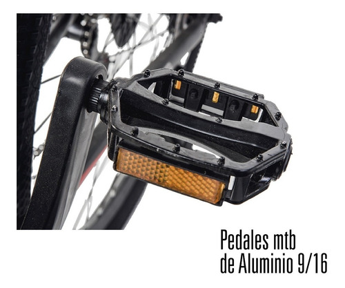 Imagen 3 de 10 de Bicicleta Mtb Overtech R29 Aluminio Full Shimano Freno Disco
