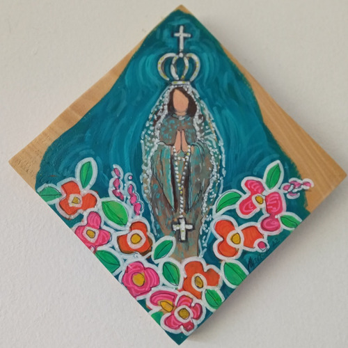 Virgencita Del Valle, Obra Original Y Única.