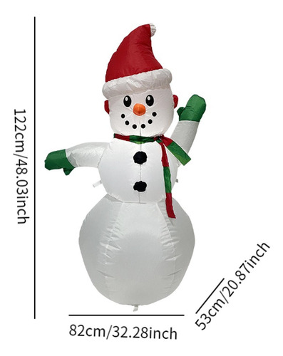 122cm Tall Christmas Inflatables Funny Photo Props Home