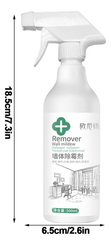 Limpador Em Spray Removedor De Molde De Parede (500ml)