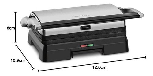Cuisinart Gr-11 Grill Gourmet Chapa Deluxe Panini Cor Prateado