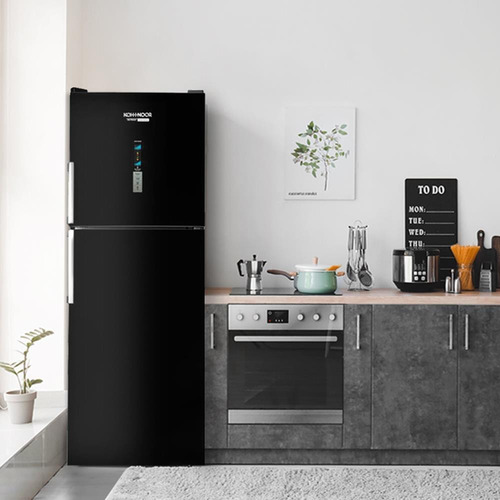 Imagen 6 de 10 de Heladera No Frost Negra 409 Lts Kohinoor Khdb42d/8 Outlet