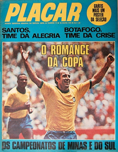 Revista Placar Número 017 De 10/07/1970 Cod. 345