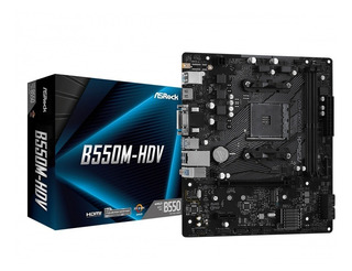 Tarjeta Madre Asrock B550m-hdv Motherboard Amd Am4 Micro Atx