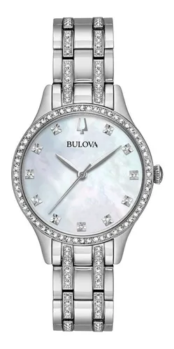 Reloj bulova con diamantes dama hotsell