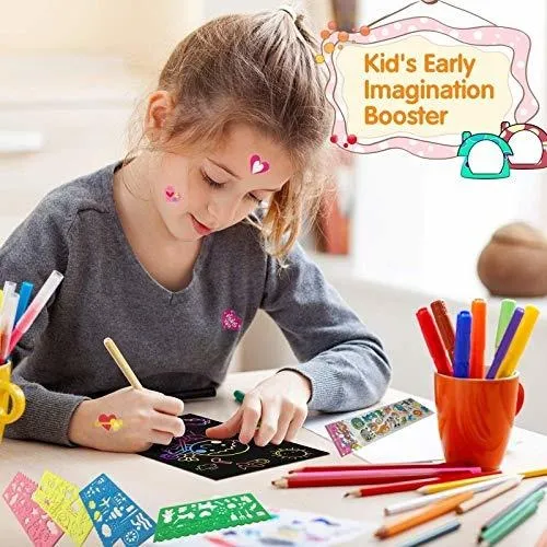Manualidad Con Papel - Rainbow Scratch Paper Art Kit Para Ni
