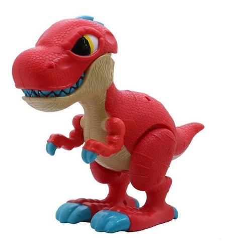 Brinquedo Dinossauro T-rex 16cm Jurrasic Fun Junior Com Som