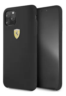 Funda Case Silicon Negra Ferrari Compatibl iPhone 11 Pro Max