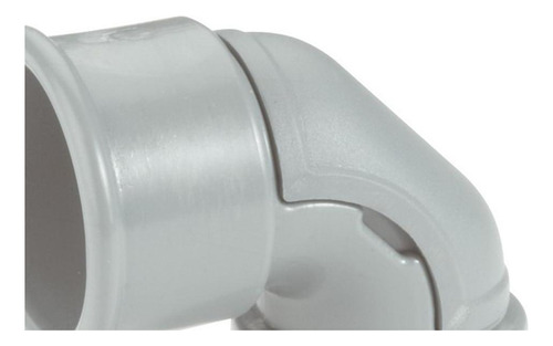 Conector Curvo Plastibox Cinza 1/2 57256/001