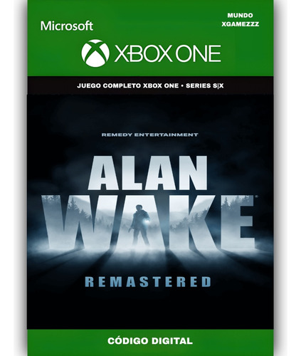 Alan Wake Remastered Xbox One - Series (Reacondicionado)