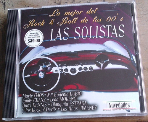 Lo Mejor Del Rock & Roll Las Solistas Cd Raro Año 2000 Vmj