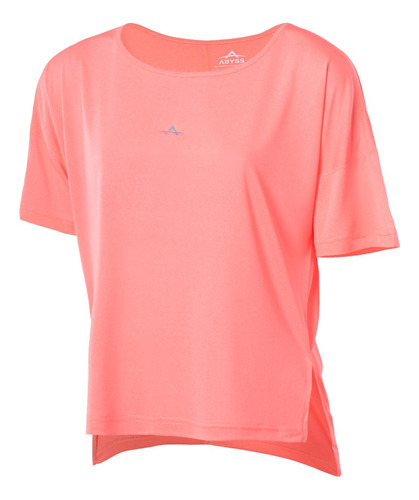 Remera Abyss Deportiva Mujer Microfibra Abertura Lateral 619