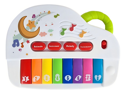 Pianinho Infantil De Aprendizagem C/ Luz Cbs0310 - Castela