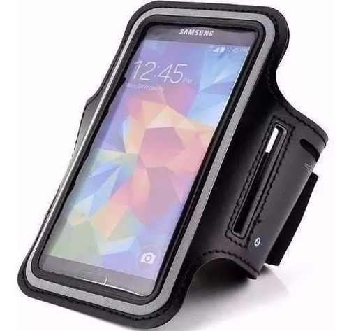 Imagem 1 de 3 de Armband Preta Note 3/4/5 Braçadeira Suporte Braço