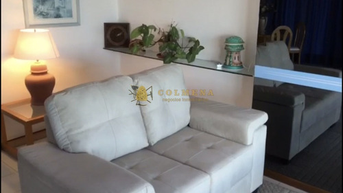 Apartamento En Peninsula En Rambla Brava Frente Al Mar En 1era Linea 3 De 2 Baños Terraza Amplia Con Partillero Parrillero Y 2 Garajes. Consulte!!!!!!- Ref: 2354