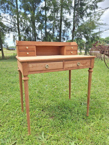 Escritorio Consola Luis Xvi En Cedro Antiguo (Usado)
