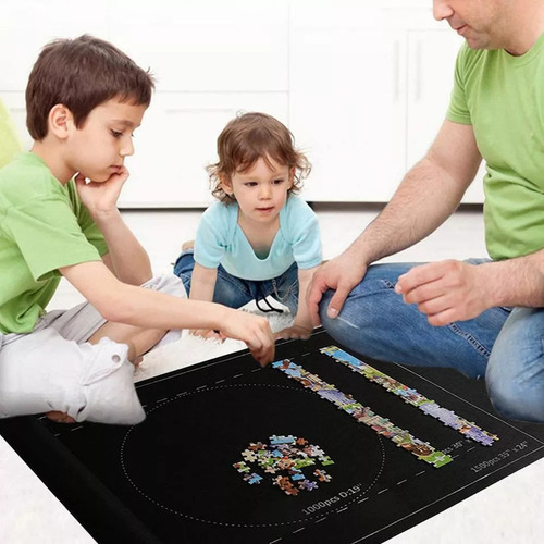 Tapete De Quebra-cabeça Rolo Bebê 3000 Black