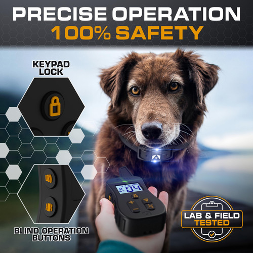 Dog Training Collar Invirox Ultra K9 124 Levels Ip67 Waterpr