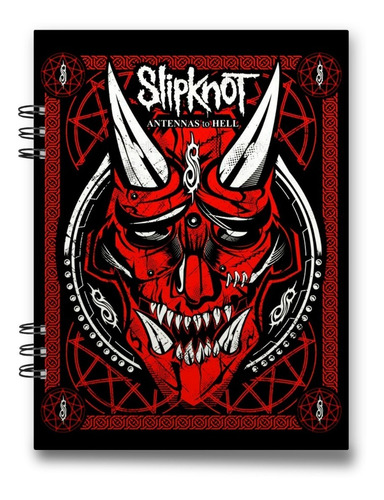 Imagen 2 de 8 de Cuaderno Slipknot 15x20 Cms 100 Hojas