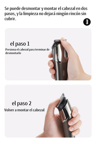 cortadora de cabello, afeitadora de nariz, orejas y cejas con cuchillas cerámicas afiladas, carga USB rápida, pantalla LED digital y diseño impermeable, Kit multifuncional 11 en 1