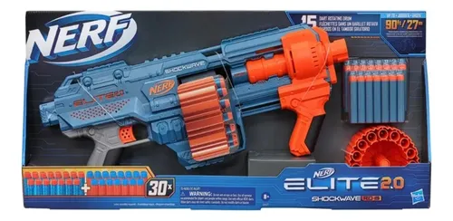 Nerf Infinite Pistola Nerf Elite Shockwave RD-15 30 Dardos