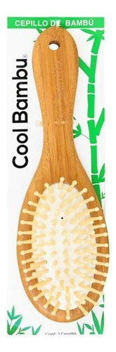 Cepillo Para Cabello Cool Bambu Ovalado 1 Pza