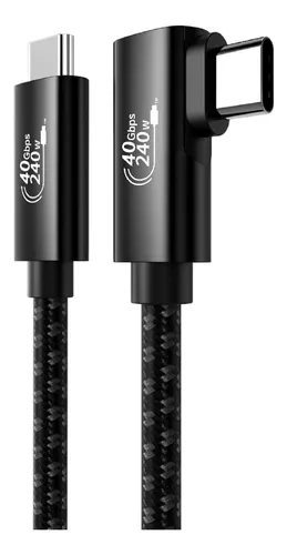 Cuxnoo Cable De Video Usb C-c 8k, Cable De Monitor Usb 4 Tip