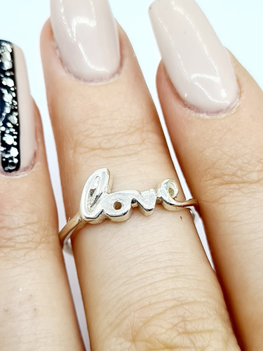 Anillo Love Plata 925 Hermosos