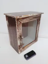 Comprar Antigua Vitrina Vitrina Tipo Retablo Hornacina Para Santo
