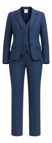 Traje Tallas Plus Aixa 2591ex: Elegancia Cualquier Ocasión Azul Marino Lisa 42