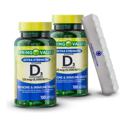 Valle De Primavera, Vitamina D3 Softgels, Vitamina D3 Mfb3v