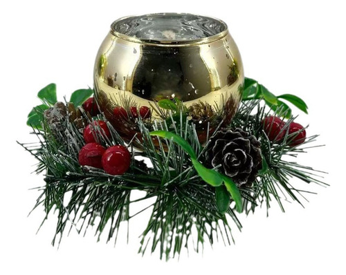 Corona Navideña J, Decoración De Locales, Navidad, 3007
