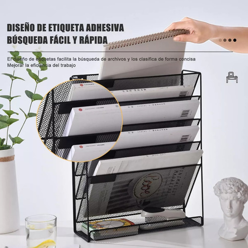 5-layer Wall-mounted Office Document Organizer