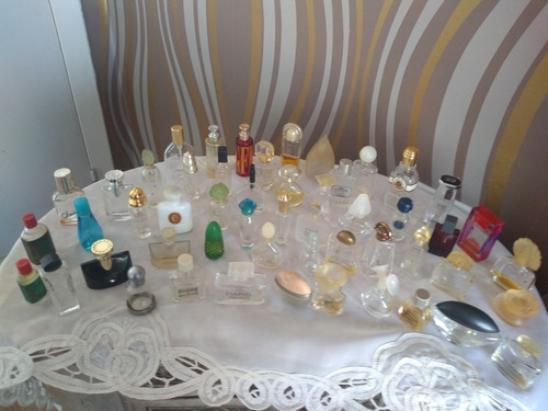 Lote 52 Frascos Mini/miniatura De Perfumes Vacios 