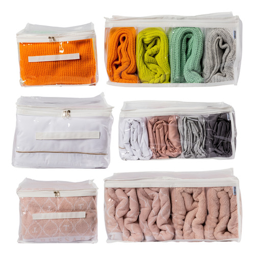 Colmeia Organizadora Fechada Plus Gg Toalhas Cama Mesa Banho Cor Branco