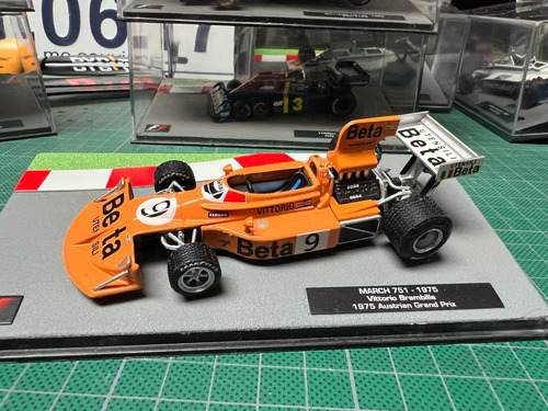 F1 Panini March 751 Brambilla 1975 Formula 1 1/43 Naranja (Usado)