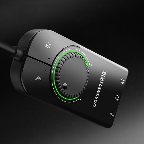 Usb Audio Adapter External Stereo Sound 3.5mm Ugreen
