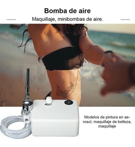 Imagen 4 de 8 de Aerógrafo Profesional Multiuso De Doble Acción