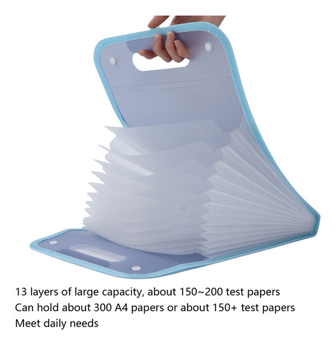 Carpeta Organizadora De Archivos Tipo Acordeón, 13 Capas, Gr