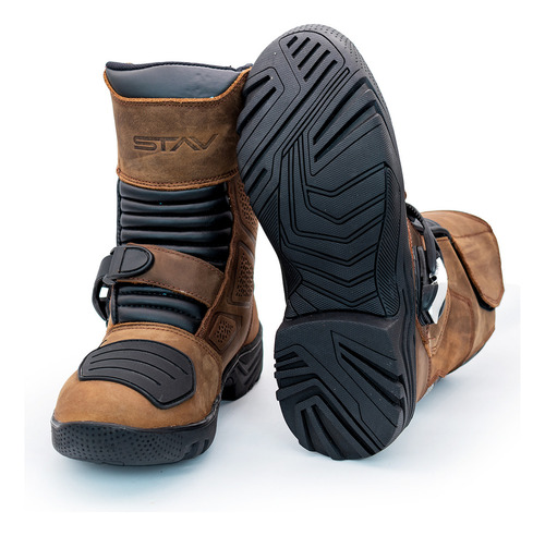 Botas Moto Stav Off Road Nomad Impermeables Motoscba P