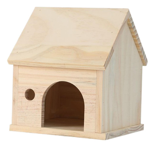 Casa De Hamster De Madeira, Abrigo De Cabana De Estilo A