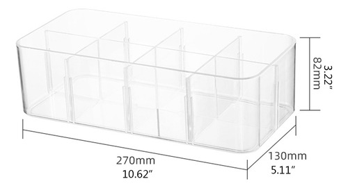 Caja Organizadora Con Cajones Para Ropa Interior (8 #mold),