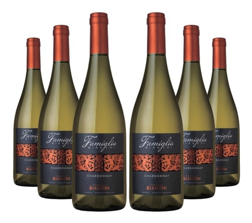 Vino Famiglia Bianchi Chardonnay X 750 Ml X 6 Unidades